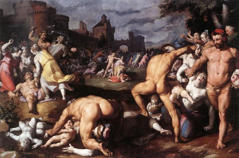 CORNELIS VAN HAARLEM Massacre of the Innocents sdf china oil painting image